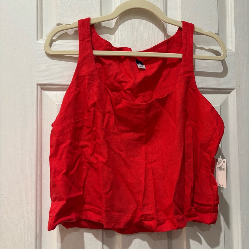 Old Navy Bright Red Tank Top